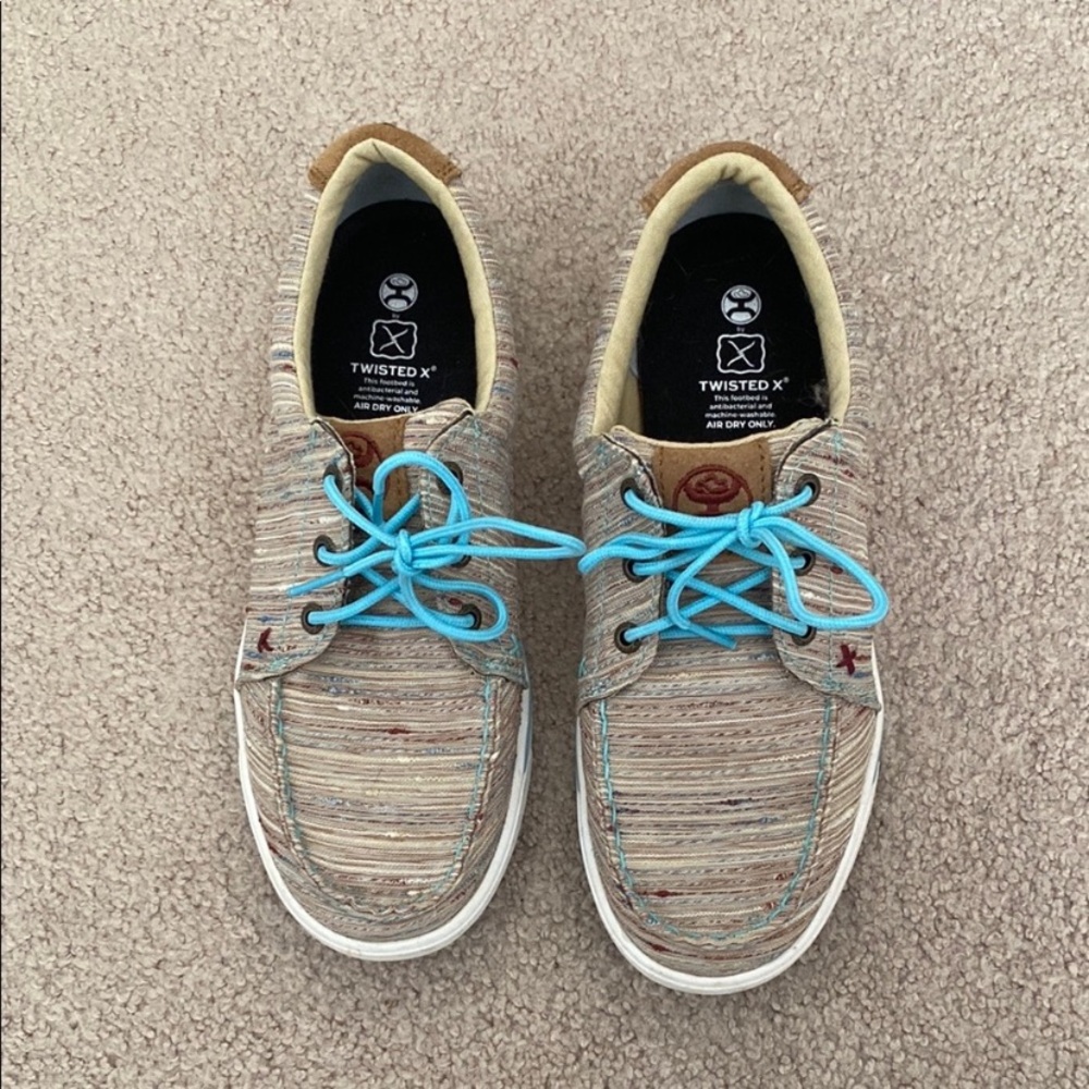 Twisted X Casual Shoes with Blue Laces